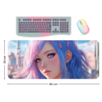 Anime Beautiful Girl Car Desk mat | Mouse pad | Desk pad