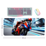 The Bike Race Desk mat | Mouse pad | Desk pad