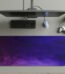 ARNA premium purple fog and violet smoke cloudy design extended large mousepad and desk mat.