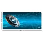 ARNA cyber tech artificial intelligence symbol desk mat size comparisons chart