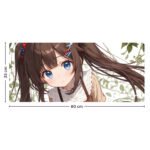 ARNA beautiful anime girl portrait large desk mat standard sizes schema.
