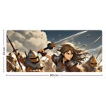 ARNA anime warrior girl sword clash gaming desk mat absolute sizing table