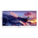ARNA anime mountain landscape extended large table mat size layout diagram