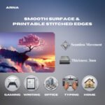 ARNA aesthetic anime scenery desk mat featuring optimal base thickness and seamless surface movement for any workspace