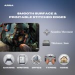 ARNA tactical soldier combat table mat built with dense comfortable thickness and seamless weapon mouse tracking layout