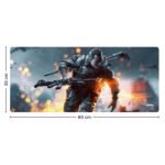 ARNA combat mission game inspired large desk mat measurements and size chart