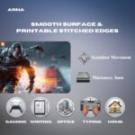 ARNA action game tactical mousepad showing thick protective structure and seamless mouse tracking for computer setups