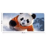 ARNA cute panda bear arctic glacier large table mat size options