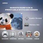 ARNA funny orange shirt panda play mat showing resilient thick padding and seamless movement for children and school desks.